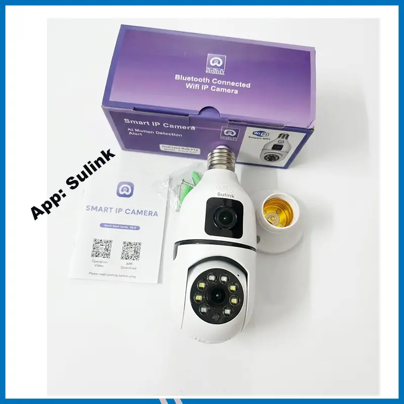 App Sulink Model E27A bulb dule lens ip camera