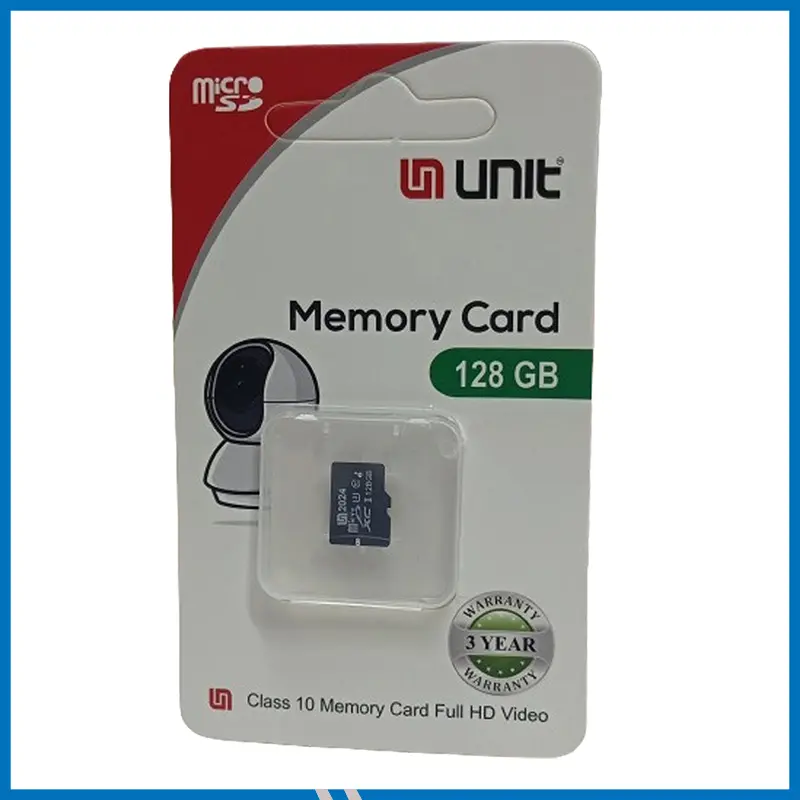 UNIT 128 GB Memory Card Class 10 Memory Card Full HD Video