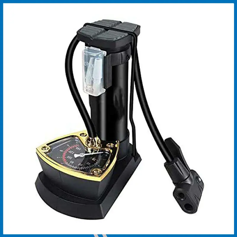 সাইকেল বাইক ঘাড়ির চাকাকে হাওয়া দিতে পারবেন (Portable Mini Foot Pumper)