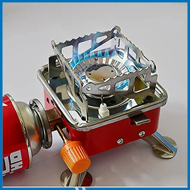 Portable Gas Stove For Camping Picnic Cooking Mini Gas Stove for Travelling Folding Furnace Burner Butane Gas Stove With Gas bottle