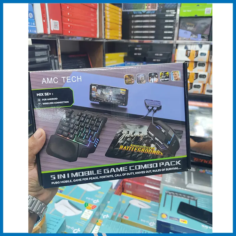 AMC Tech 5 in 1 Mobile Gaming Combo Pack