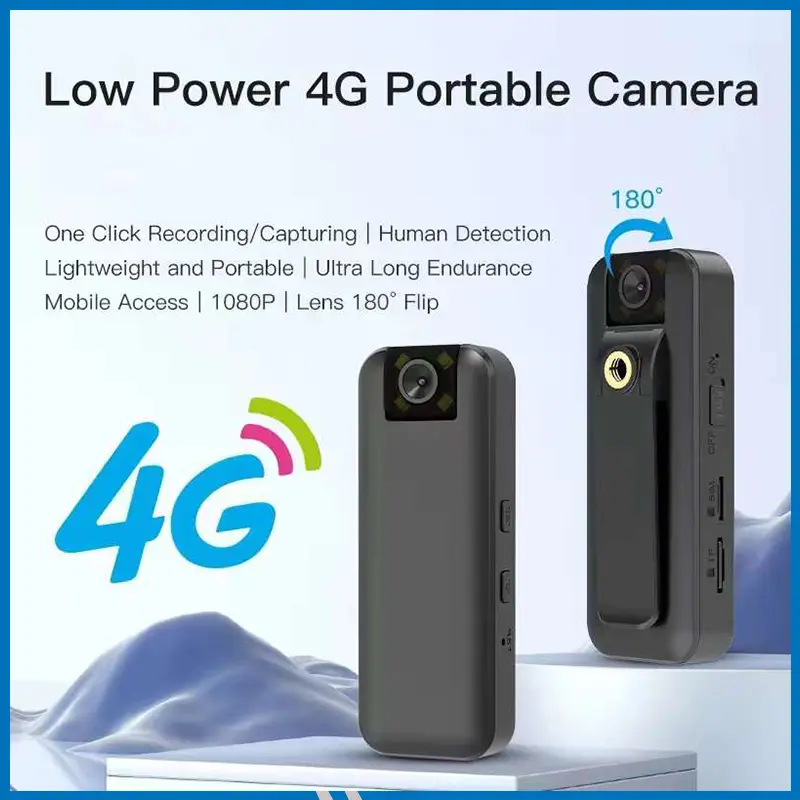 Body Worn Wifi IP Camera 4G Sim Supported [ CB77 4G ]