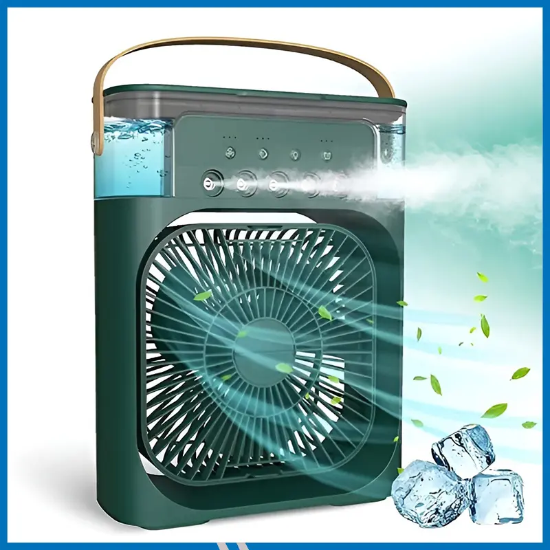 4 In 1 Portable Fan USB Personal Air Cooler Mini Air Conditioner