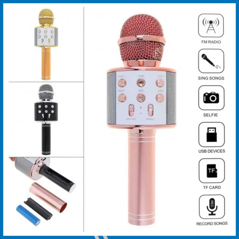 Wireless Bluetooth Microphone Speaker Karaoke
