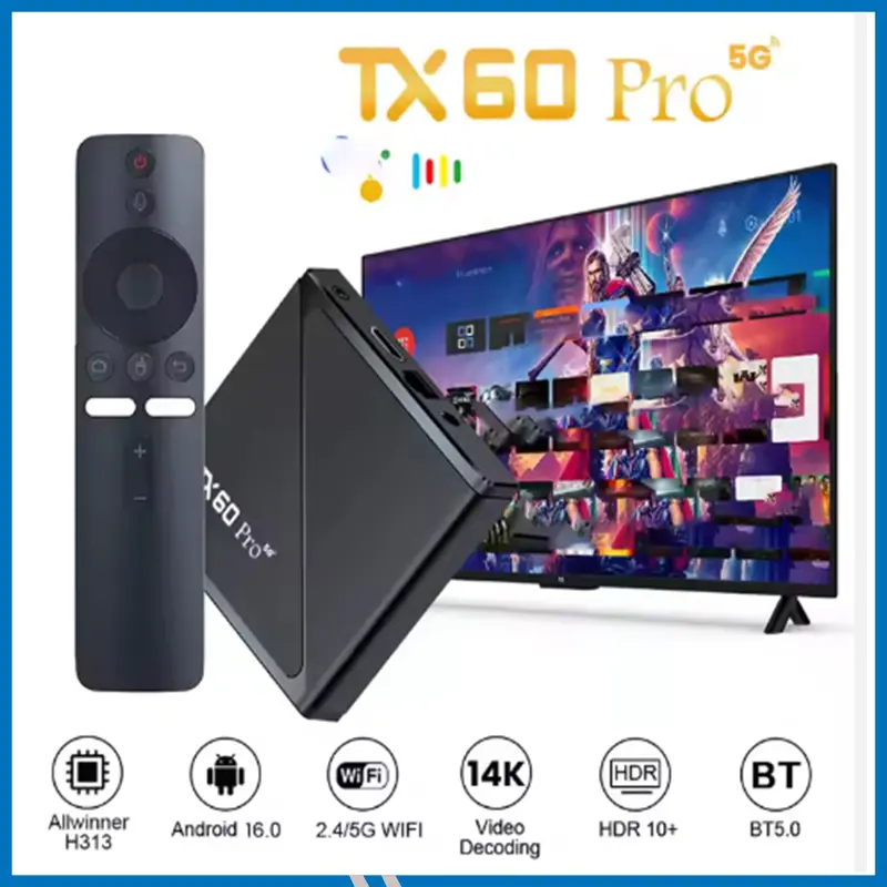 2025 Newest TX60 PRO TV  Android BOX