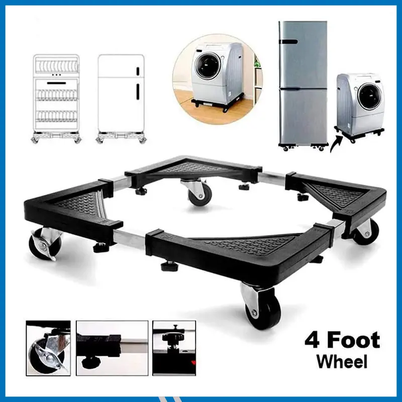 Multifunction Movable Freezer&Washing Machine Base Fridge Stand
