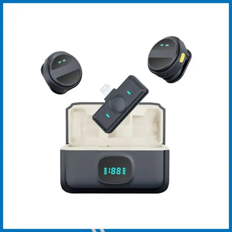 SX21 Mini Drahtlose Mikrofon Interview Live Broadcast Lavalier Mic Noise Reduction Audio Video Aufnahme Für Iphone Android