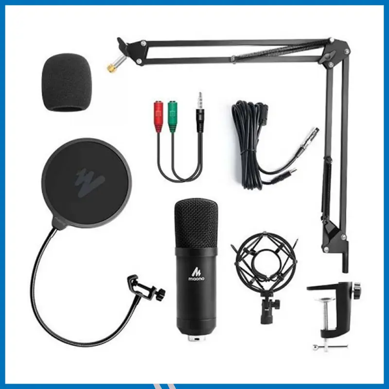 MAONO AU-A03 Condenser Microphone Professional Podcast Studio Microphone Audio 3.5mm Computer Mic for Live Streaming