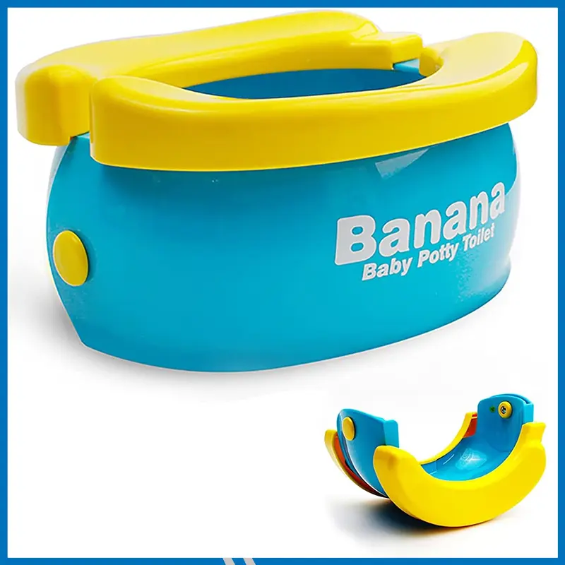 Portable Potty for Kids Travel Foldable Baby Potty Training Seat Outdoor and Indoor Easy to Clean