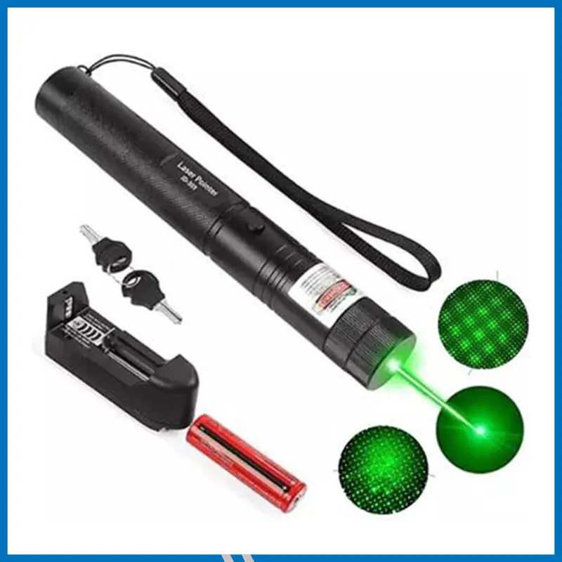 Green Rechargeable Laser Pinner Laser Light Adjustable Focus (Professional)