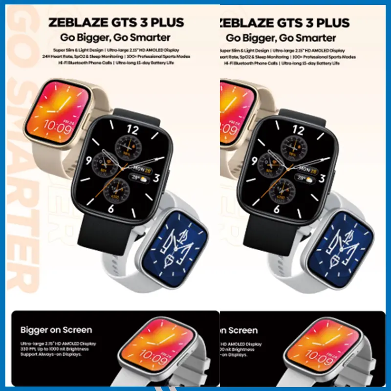Zeblaze GTS 3 Plus Smart Watch