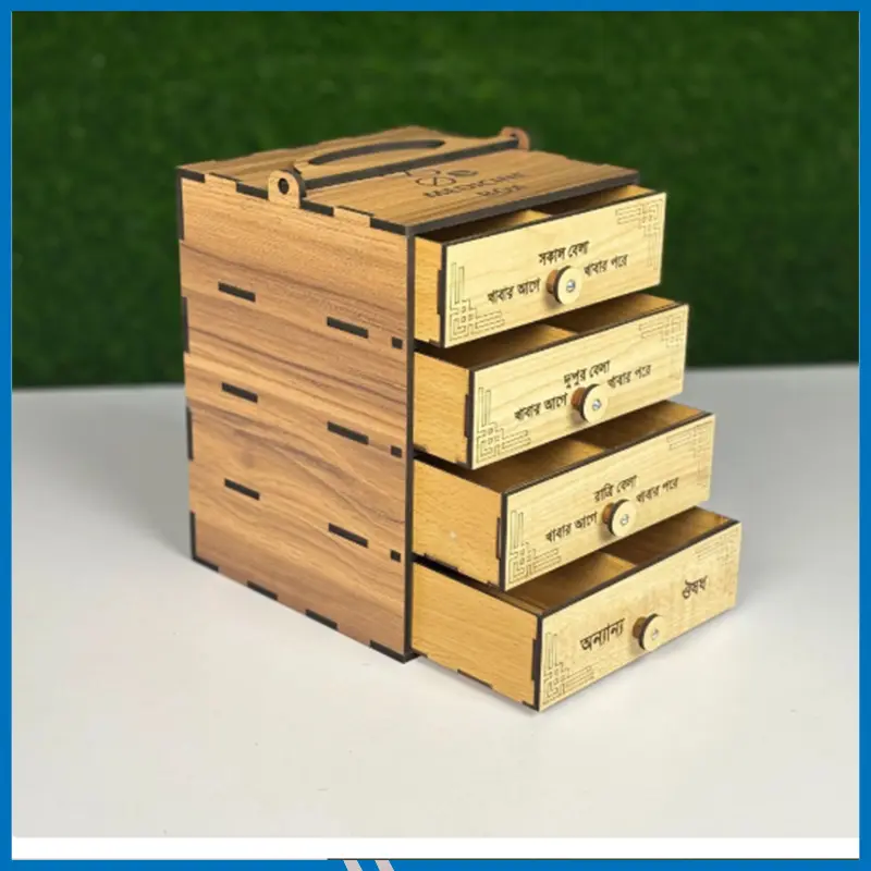 4 Layer Medicine Storage Box