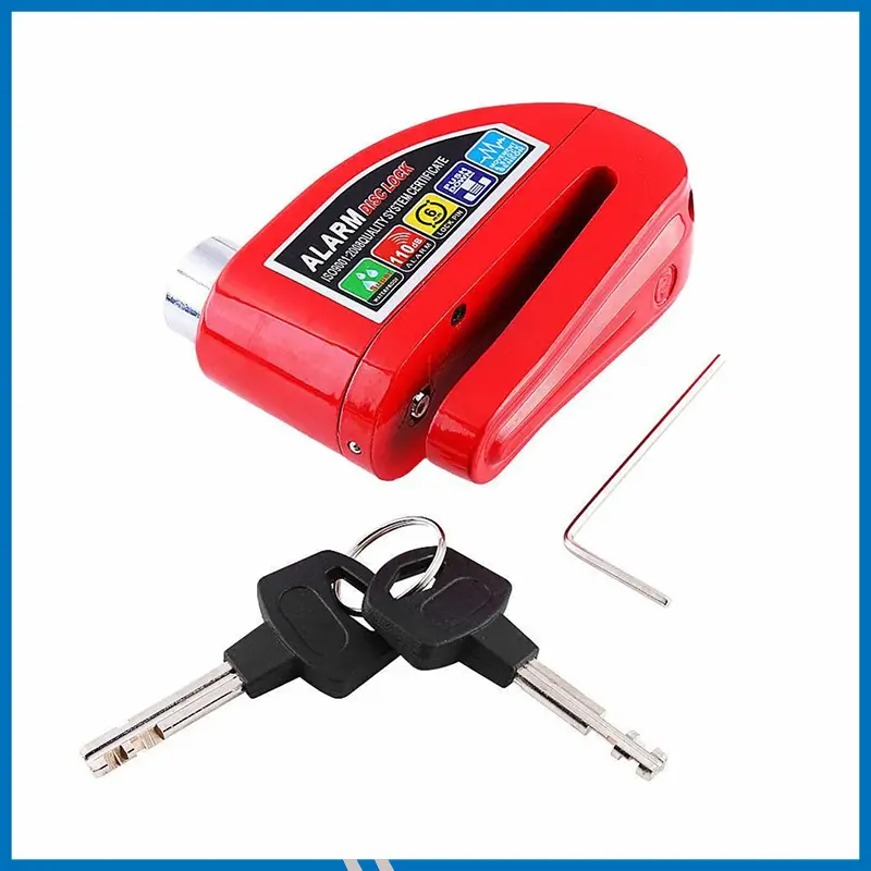 Motorcycle Brake Anti-theft Wheel Disc Alarm Security Lock
