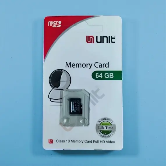 Unit 64GB Memory card Replacement Warranty 5 Years