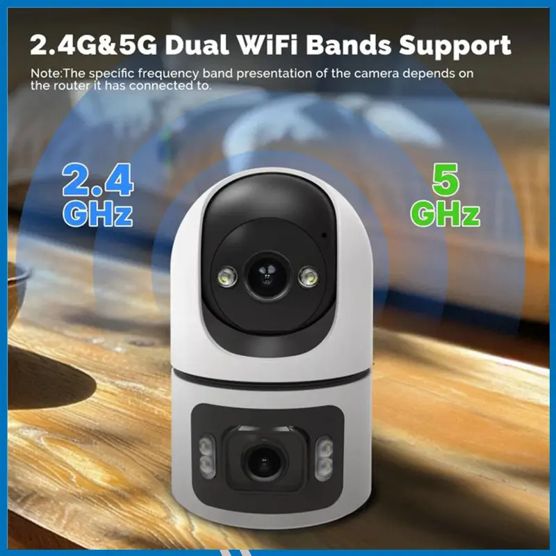Dual Camera WiFi Camera and Security Camera Infrared Night Vision Indoor Surveillance