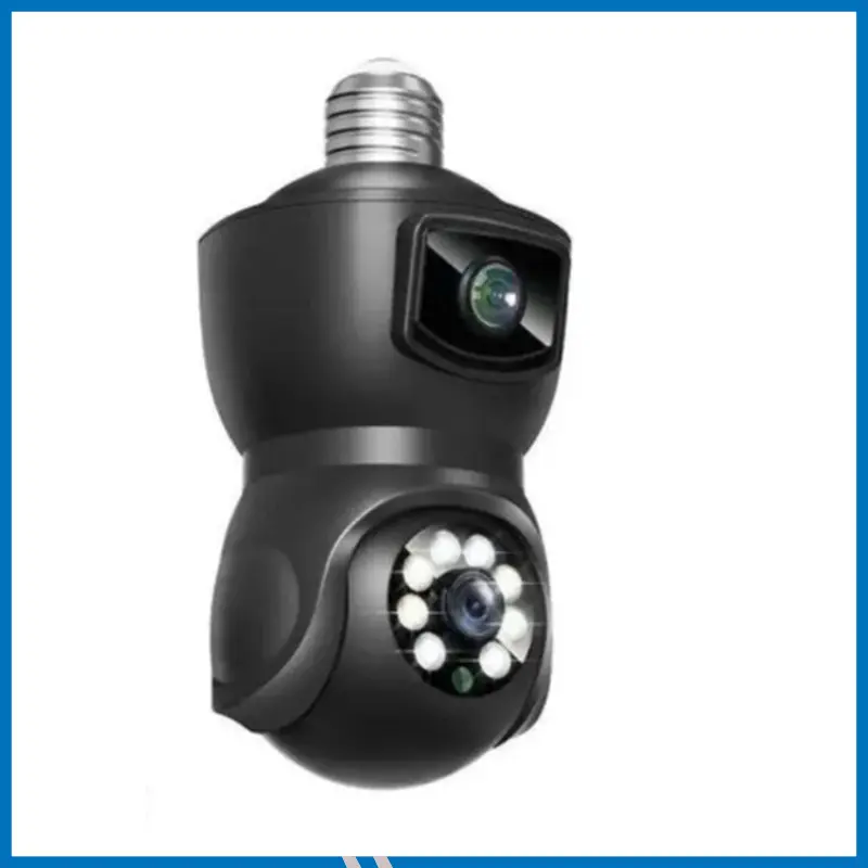 V380 E9 Dual Lens Bulb PTZ IP Camera